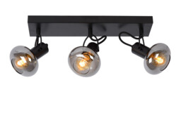 Madee Modern Ceiling Spotlight Bar - 3xE14 - Black