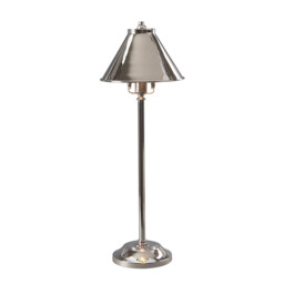 Provence 1 Light Table Lamp Polished Nickel, E14