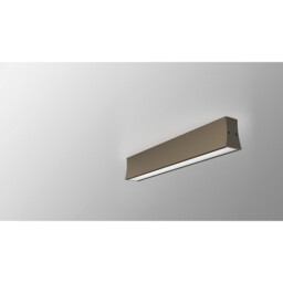 Hanok 40cm Linear Ceiling Light 110°, 14W LED, 3000K, 950lm, Sand Brown, 3yrs Warranty - thumbnail 2