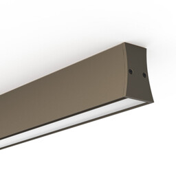 Hanok 40cm Linear Ceiling Light 110°, 14W LED, 3000K, 950lm, Sand Brown, 3yrs Warranty - thumbnail 5