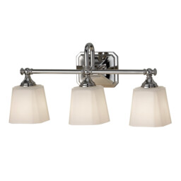 Concord 3 Light Bathroom Over Mirror Light Polished Chrome IP44, G9 - thumbnail 1