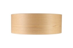 Jerusalem Round, 600 x 210mm Wood Effect Shade, Light Oak, White Laminate - thumbnail 3
