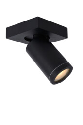Taylor Modern Ceiling Spotlight Bathroom - LED Dim to warm - GU10 - 1x5W 2200K/3000K - IP44 - Black