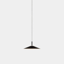 H Dome Pendant Ceiling Light Black, Sandblasted LED 27.7W 2700K Dali Dimming - thumbnail 1