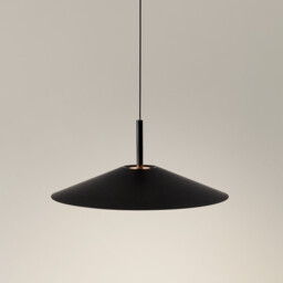 H Dome Pendant Ceiling Light Black, Sandblasted LED 27.7W 2700K Dali Dimming - thumbnail 5