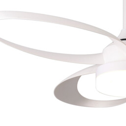 Infinity Fan 24W LED Dimmable Ceiling Light With Built-In 30W DC Reversible Fan, Remote Control 2700-5000K, 1800lm, White - thumbnail 5