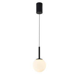 Puebla Pendant, 9W Globe LED, 3000K, 630lm, Black, 3yrs Warranty - thumbnail 5