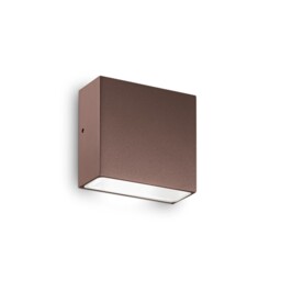 Tetris-1 Outdoor Wall Downlight Lamp 1 Light Coffee IP44, G9