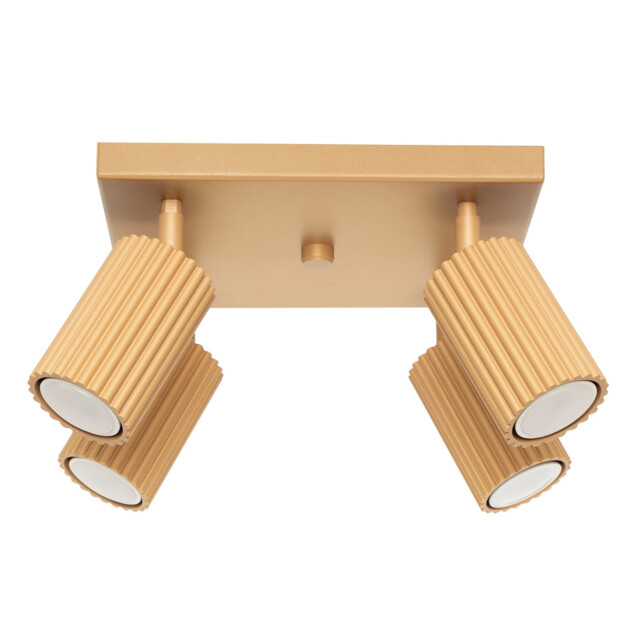 Karbon Minimalist Ceiling Spotlight Cluster 4 Light Gold - image 1