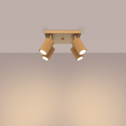 Karbon Minimalist Ceiling Spotlight Cluster 4 Light Gold - thumbnail 3