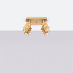 Karbon Minimalist Ceiling Spotlight Cluster 4 Light Gold - thumbnail 2