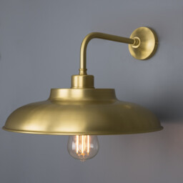 Telal Wall Light, Satin Brass - thumbnail 1