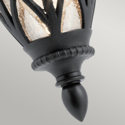 Admirals Cove Outdoor 1 Light Wall Lantern, Textured Black, IP44, E27 - thumbnail 5