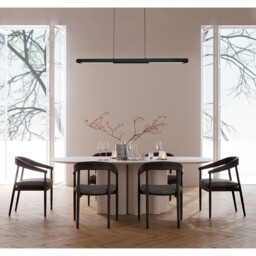 Lineal 1.2m Linear Pendant, 24W LED, 3000K, 2970lm, Sand Black, 3yrs Warranty - thumbnail 5
