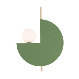 Solyros Wall Lamp Sandy Olive Green - Painted Gold 1xG9 LED - Driver Not Included - thumbnail 2
