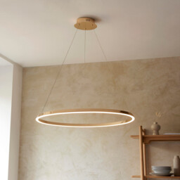 Staten Integrated LED Pendant Ceiling Light French Gold Finish, White Silicone, 1x Integrated LED - thumbnail 3
