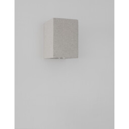 Fuento Outdoor Down Wall Lamp White Sandstone Glass LED GU10 1x7W IP65 - thumbnail 3