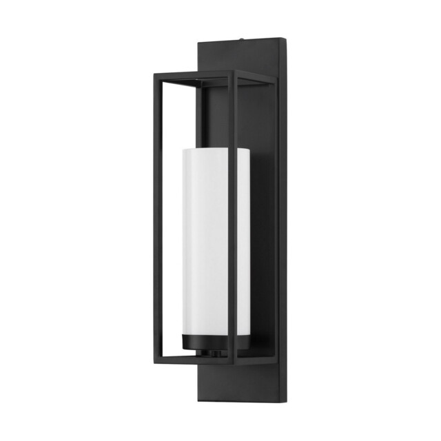 Juliet Candle Wall Lamp Black, Opal E14 1x12W - image 1
