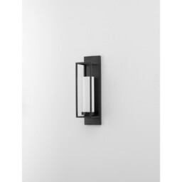 Juliet Candle Wall Lamp Black, Opal E14 1x12W - thumbnail 3