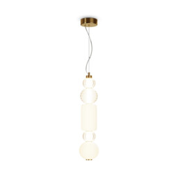 Maytoni Collar II Modern Slim Pendant Ceiling Light Gold Integrated LED 3000K - thumbnail 3