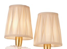 Sophie Wall Light, Gold Painting, Cream Shades - thumbnail 5