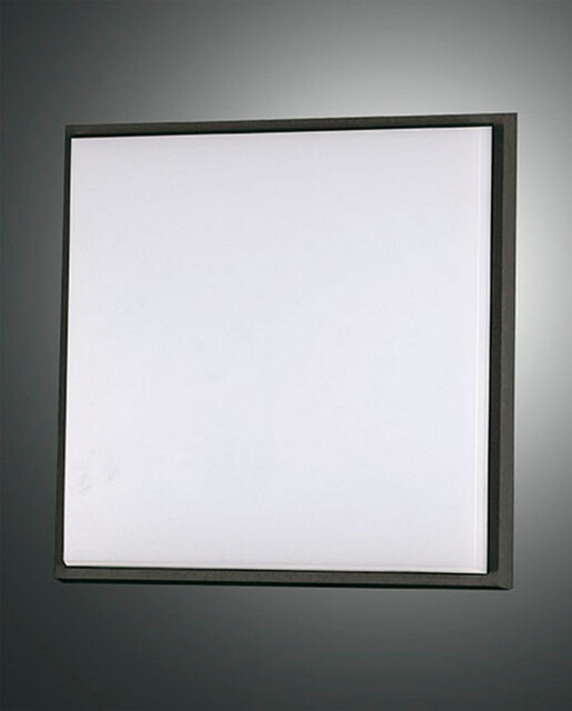 Desdy LED Outdoor Surface Mounted Downlight Black Glass, IP54