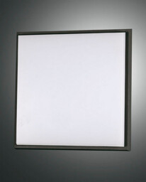 Desdy LED Outdoor Surface Mounted Downlight Black Glass, IP54