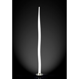 Estalacta Floor Lamp 1 Light GU10 Indoor/Outdoor IP44, Silver/Opal White - thumbnail 2