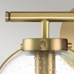Hinkley Hollis Bathroom Wall Lamp Heritage Brass, IP44 - thumbnail 3