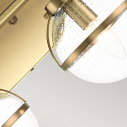 Hinkley Hollis Bathroom Wall Lamp Heritage Brass, IP44 - thumbnail 5