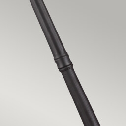 Cotswold Lane 3 Light Large Outdoor Post Lantern Black IP44, E14 - thumbnail 3