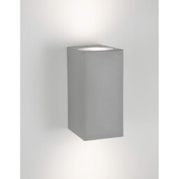 Fuento 2 Light Outdoor Up Down Wall Lamp Grey Concrete Glass LED GU10 2x7W IP65 - thumbnail 5