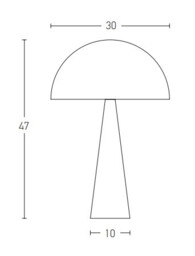 Vouni Integrated Led Table Lamp Black Matt 1xE27 - thumbnail 3