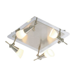 Diama Flush Plate G9 4 Light G9 Nickel/Polished Chrome - thumbnail 1