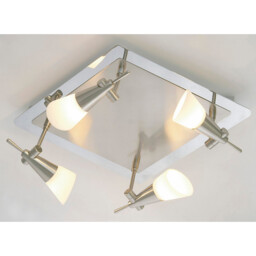Diama Flush Plate G9 4 Light G9 Nickel/Polished Chrome - thumbnail 2
