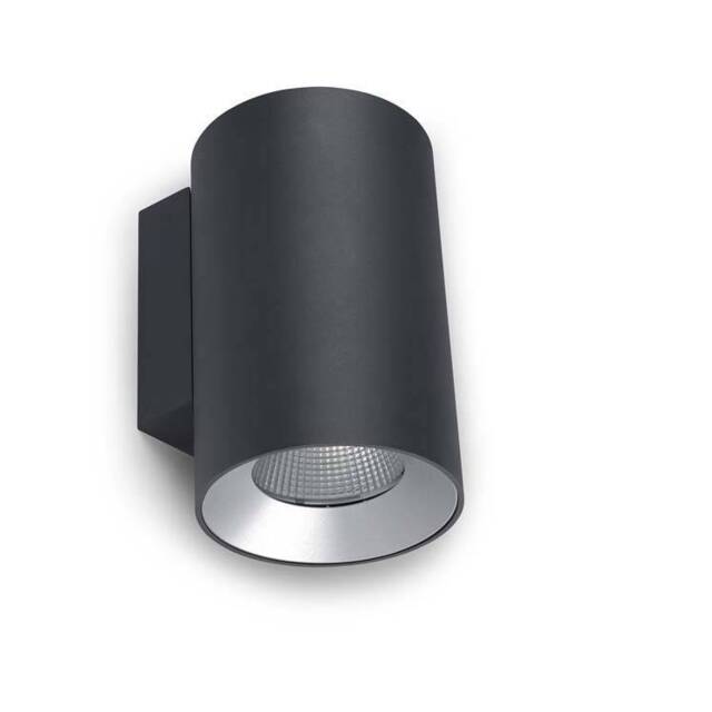 Cosmos LED Outdoor Small Wall Light Urban Grey IP55 - image 1