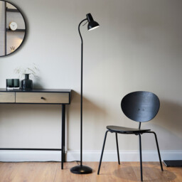 Amalfi Task Floor Lamp Matt Black Paint - thumbnail 2