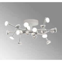 Adn 24 Light Ceiling Dimmable, Round 65.8cm, 72W LED, 3000K, 4600lm, White, 3yrs Warranty - thumbnail 2