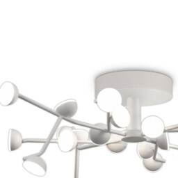 Adn 24 Light Ceiling Dimmable, Round 65.8cm, 72W LED, 3000K, 4600lm, White, 3yrs Warranty - thumbnail 3