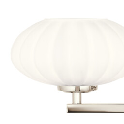 Kichler Pim Bathroom Wall Lamp Polished Chrome, 3000K, IP44 - thumbnail 2