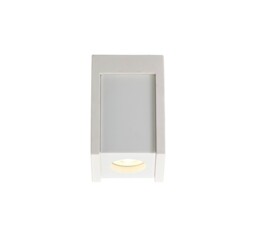 Lyndon 1 Light Ceiling GU10, White Paintable Gypsum With Matt White Cover - thumbnail 1