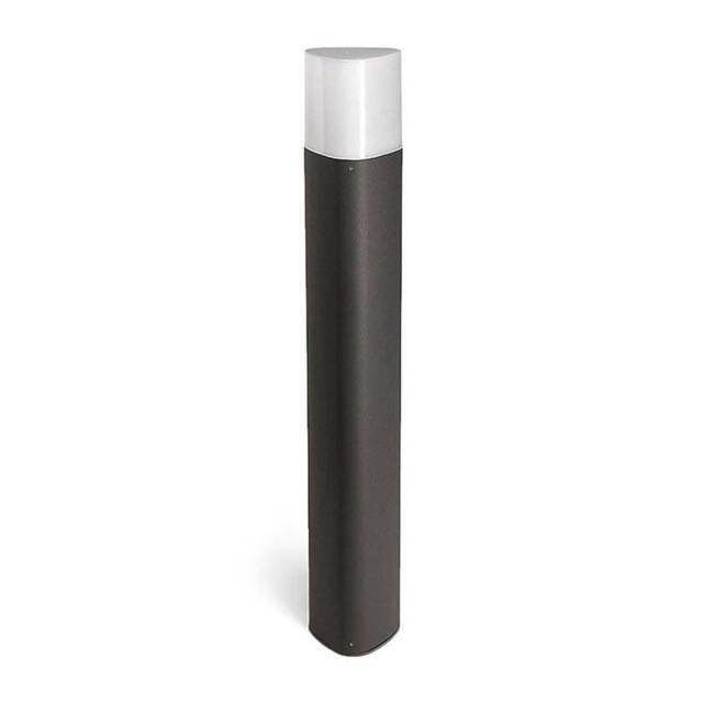 Mandela 1 Light Outdoor Bollard Light Urban Grey IP44 - image 1