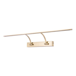 Walton Large 2 Arm Wall Lamp, Picturex, 16W LED, 3000K, 1200lm, Antique Brass - thumbnail 5