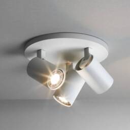 Ascoli 3 Light Triple Round Spotlight White, GU10