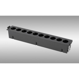 Blau Linear Recessed Spotlight 10 Light, 24W LED, 3000K, 1680lm, Cut Out: L:280mm x W:40mm, Black, Driver Included - thumbnail 2