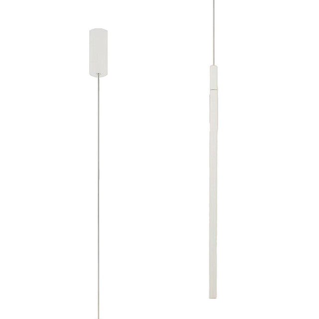 Torch Vertical Pendant, 11W LED, 3000K, 900lm, Sand White, 3yrs Warranty - image 1