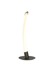 Armonia 1 Light Table Lamp, 10W LED, 3000K, 750lm, Titanium, Frosted Acrylic