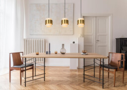 Firmin Classic Bar Pendant Light - 3xE27 - Matt Gold, Brass - thumbnail 5