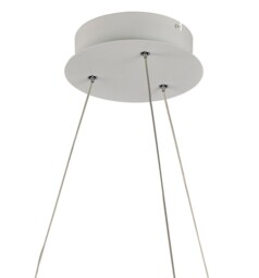 Infinity Ceiling Pendant 60W LED 3000K, 4500lm, Dimmable White, White Acrylic - thumbnail 3