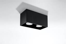 Quad 2 Light Ceiling Black, GU10 - thumbnail 2